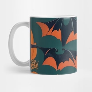 the perfect pumpkin pattern for your halloween Mug